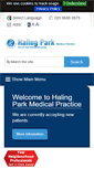 Mobile Screenshot of halingparkmedicalpractice.nhs.uk